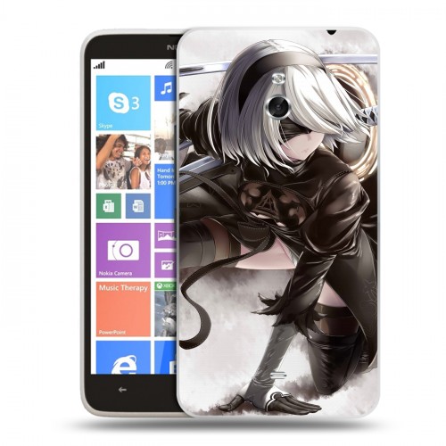 Дизайнерский пластиковый чехол для Nokia Lumia 1320 NieR:Automata