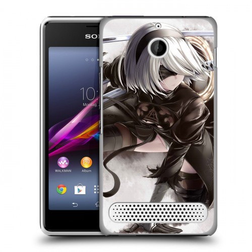 Дизайнерский силиконовый чехол для Sony Xperia E1 NieR:Automata