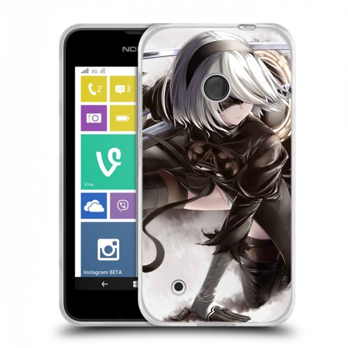 Дизайнерский пластиковый чехол для Nokia Lumia 530 NieR:Automata