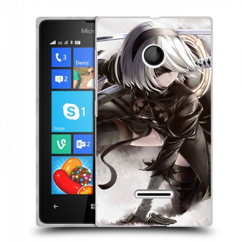 Дизайнерский пластиковый чехол для Microsoft Lumia 435 NieR:Automata