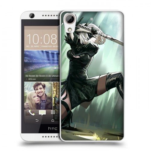 Дизайнерский силиконовый чехол для HTC Desire 626 NieR:Automata