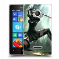 Дизайнерский пластиковый чехол для Microsoft Lumia 435 NieR:Automata