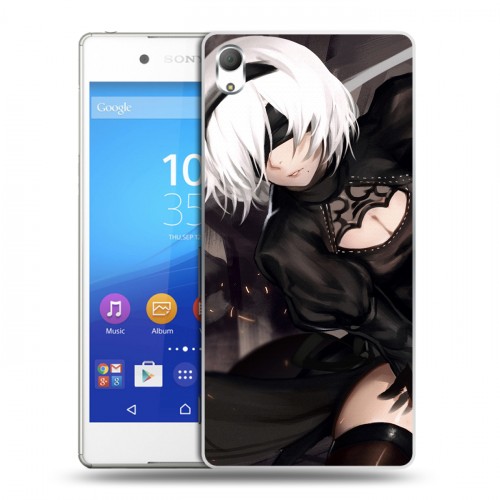 Дизайнерский пластиковый чехол для Sony Xperia Z3+ NieR:Automata