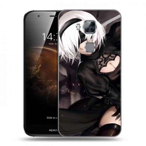 Дизайнерский пластиковый чехол для Huawei G8 NieR:Automata