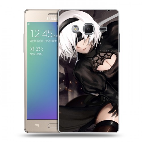 Дизайнерский пластиковый чехол для Samsung Z3 NieR:Automata