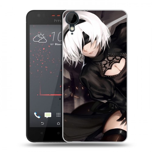 Дизайнерский пластиковый чехол для HTC Desire 825 NieR:Automata