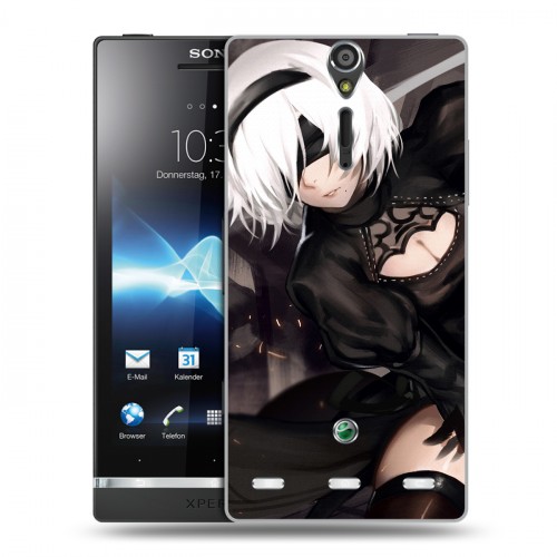 Дизайнерский пластиковый чехол для Sony Xperia S NieR:Automata