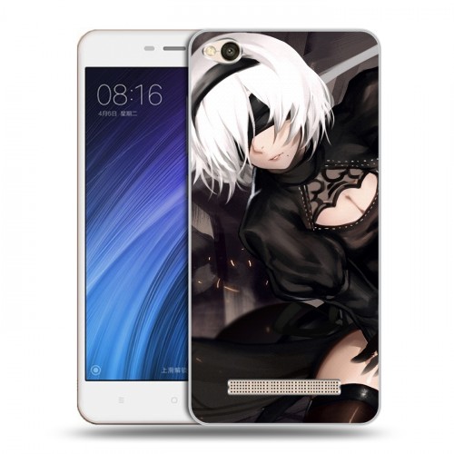 Дизайнерский силиконовый чехол для Xiaomi RedMi 4A NieR:Automata