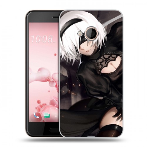 Дизайнерский силиконовый чехол для HTC U Play NieR:Automata