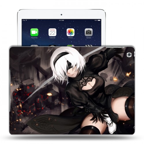 Дизайнерский силиконовый чехол для Ipad (2017) NieR:Automata