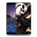 Дизайнерский пластиковый чехол для Nokia 7 Plus NieR:Automata