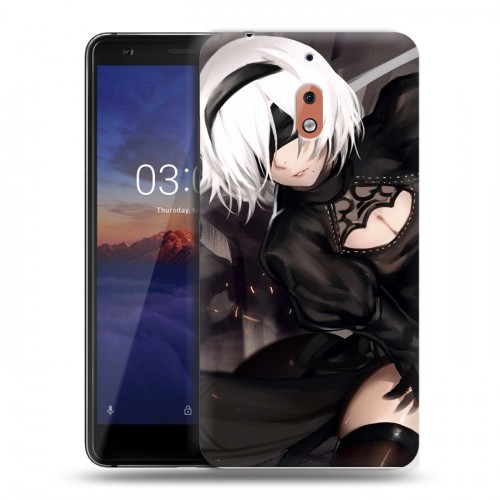 Дизайнерский силиконовый чехол для Nokia 2.1 NieR:Automata