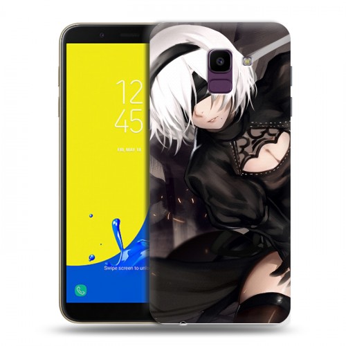 Дизайнерский пластиковый чехол для Samsung Galaxy J6 NieR:Automata