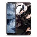 Дизайнерский пластиковый чехол для Nokia 6.1 Plus NieR:Automata