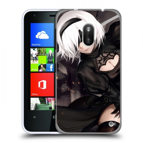 Дизайнерский пластиковый чехол для Nokia Lumia 620 NieR:Automata