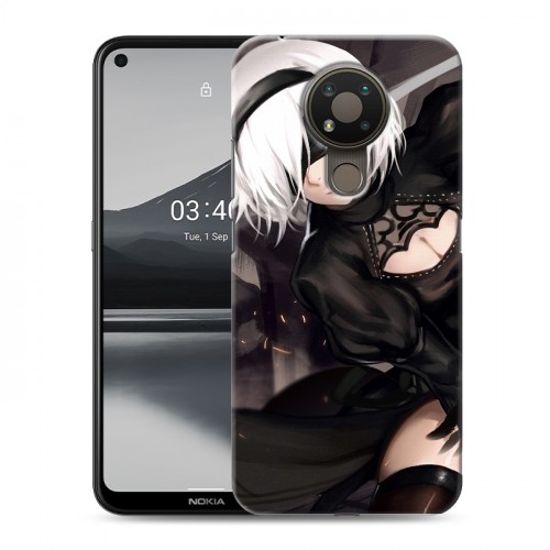 Дизайнерский силиконовый чехол для Nokia 3.4 NieR:Automata