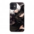 Дизайнерский силиконовый с усиленными углами чехол для Iphone 12 Mini NieR:Automata