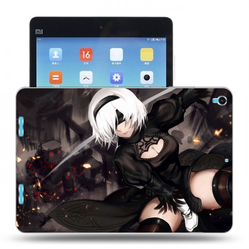 Дизайнерский силиконовый чехол для Xiaomi MiPad NieR:Automata