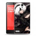 Дизайнерский силиконовый чехол для Xiaomi RedMi Note NieR:Automata