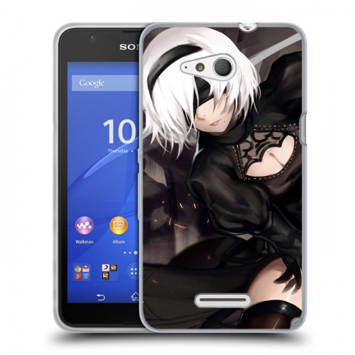 Дизайнерский пластиковый чехол для Sony Xperia E4g NieR:Automata