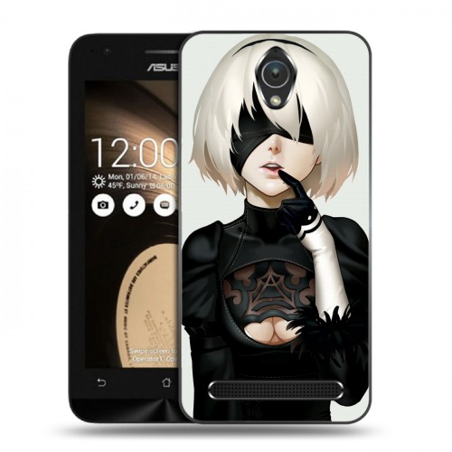 Дизайнерский пластиковый чехол для ASUS Zenfone Go NieR:Automata