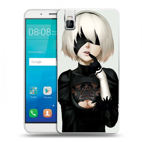 Дизайнерский пластиковый чехол для Huawei ShotX NieR:Automata