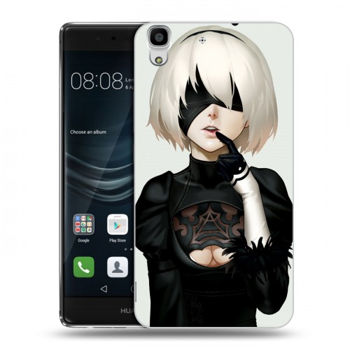 Дизайнерский пластиковый чехол для Huawei Y6II NieR:Automata