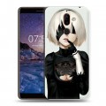 Дизайнерский пластиковый чехол для Nokia 7 Plus NieR:Automata