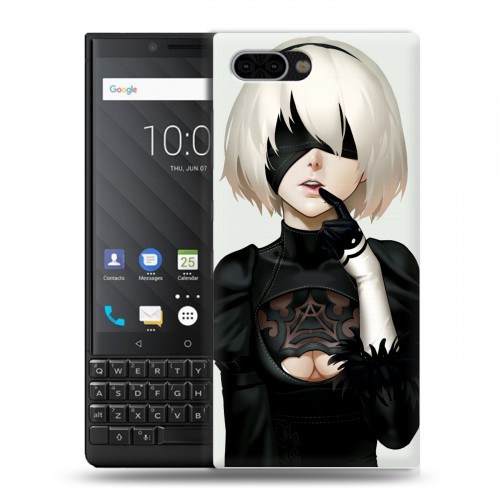 Дизайнерский пластиковый чехол для BlackBerry KEY2 NieR:Automata