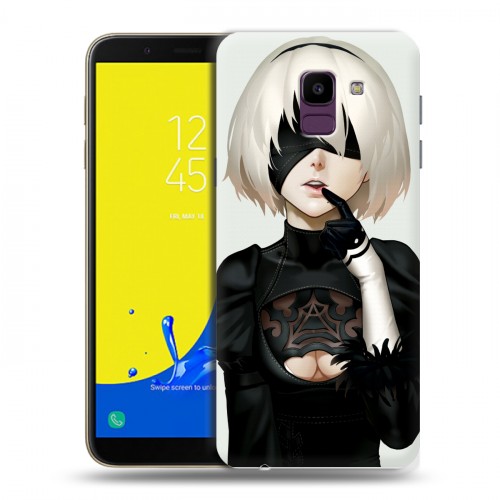 Дизайнерский пластиковый чехол для Samsung Galaxy J6 NieR:Automata