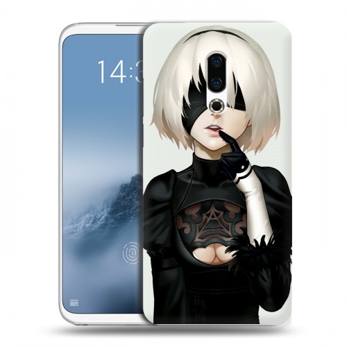 Дизайнерский силиконовый чехол для Meizu 16th Plus NieR:Automata