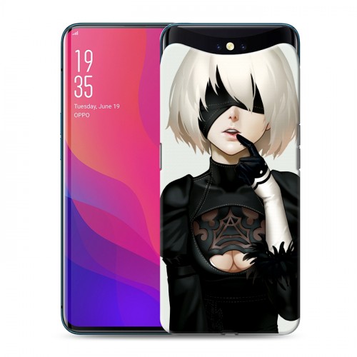 Дизайнерский силиконовый чехол для OPPO Find X NieR:Automata