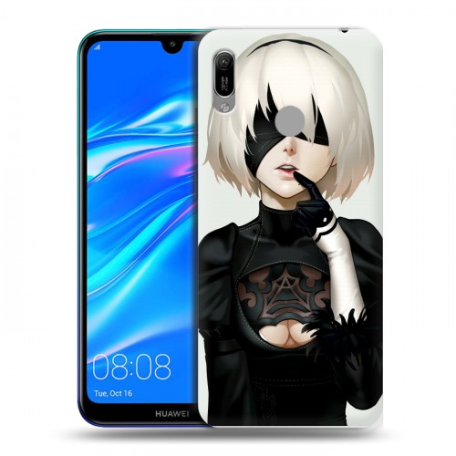 Дизайнерский пластиковый чехол для Huawei Y6 (2019) NieR:Automata