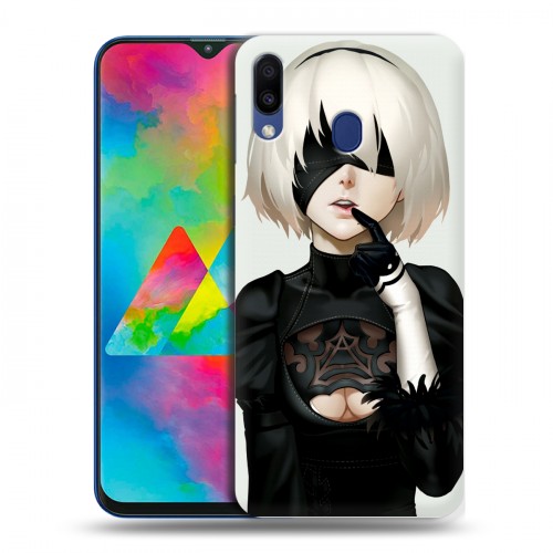 Дизайнерский пластиковый чехол для Samsung Galaxy M20 NieR:Automata