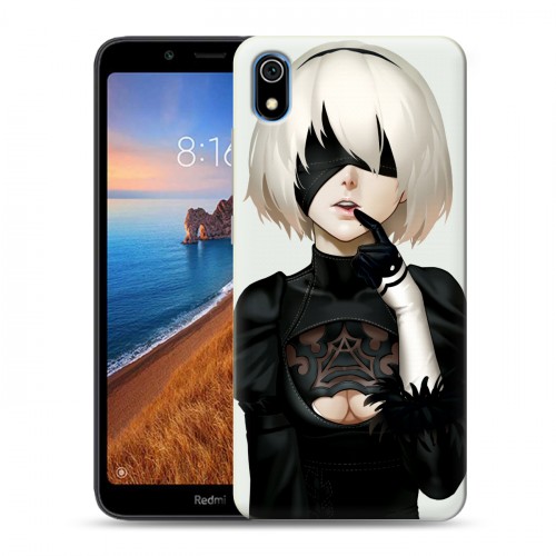 Дизайнерский силиконовый чехол для Xiaomi RedMi 7A NieR:Automata