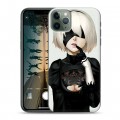 Дизайнерский пластиковый чехол для Iphone 11 Pro NieR:Automata