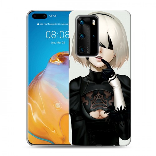 Дизайнерский пластиковый чехол для Huawei P40 Pro NieR:Automata