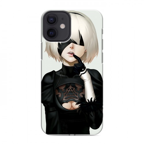 Дизайнерский силиконовый с усиленными углами чехол для Iphone 12 Mini NieR:Automata