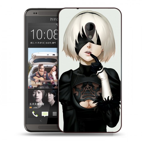 Дизайнерский пластиковый чехол для HTC Desire 700 NieR:Automata