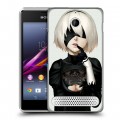 Дизайнерский силиконовый чехол для Sony Xperia E1 NieR:Automata