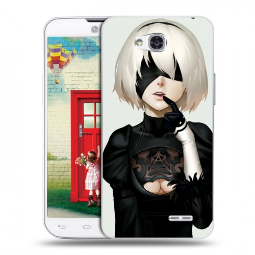 Дизайнерский пластиковый чехол для LG L80 NieR:Automata