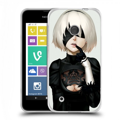 Дизайнерский пластиковый чехол для Nokia Lumia 530 NieR:Automata