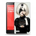 Дизайнерский пластиковый чехол для Xiaomi RedMi Note NieR:Automata