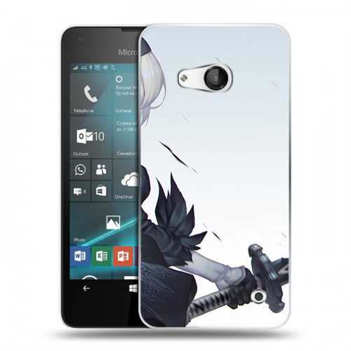 Дизайнерский пластиковый чехол для Microsoft Lumia 550 NieR:Automata