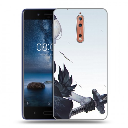 Дизайнерский пластиковый чехол для Nokia 8 NieR:Automata