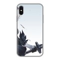 Дизайнерский силиконовый чехол для Iphone x10 NieR:Automata