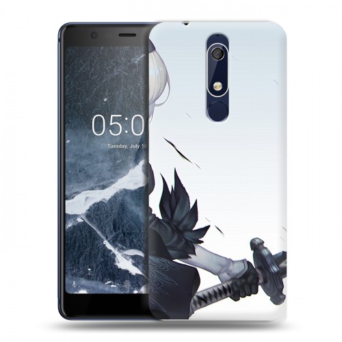 Дизайнерский пластиковый чехол для Nokia 5.1 NieR:Automata