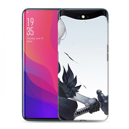 Дизайнерский силиконовый чехол для OPPO Find X NieR:Automata