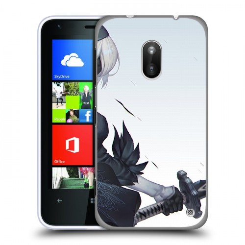 Дизайнерский пластиковый чехол для Nokia Lumia 620 NieR:Automata