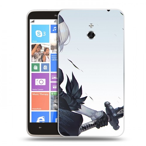 Дизайнерский пластиковый чехол для Nokia Lumia 1320 NieR:Automata